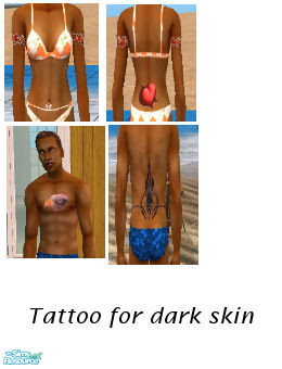 Dark Skin Tattoo