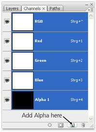 Adding Alpha Channel